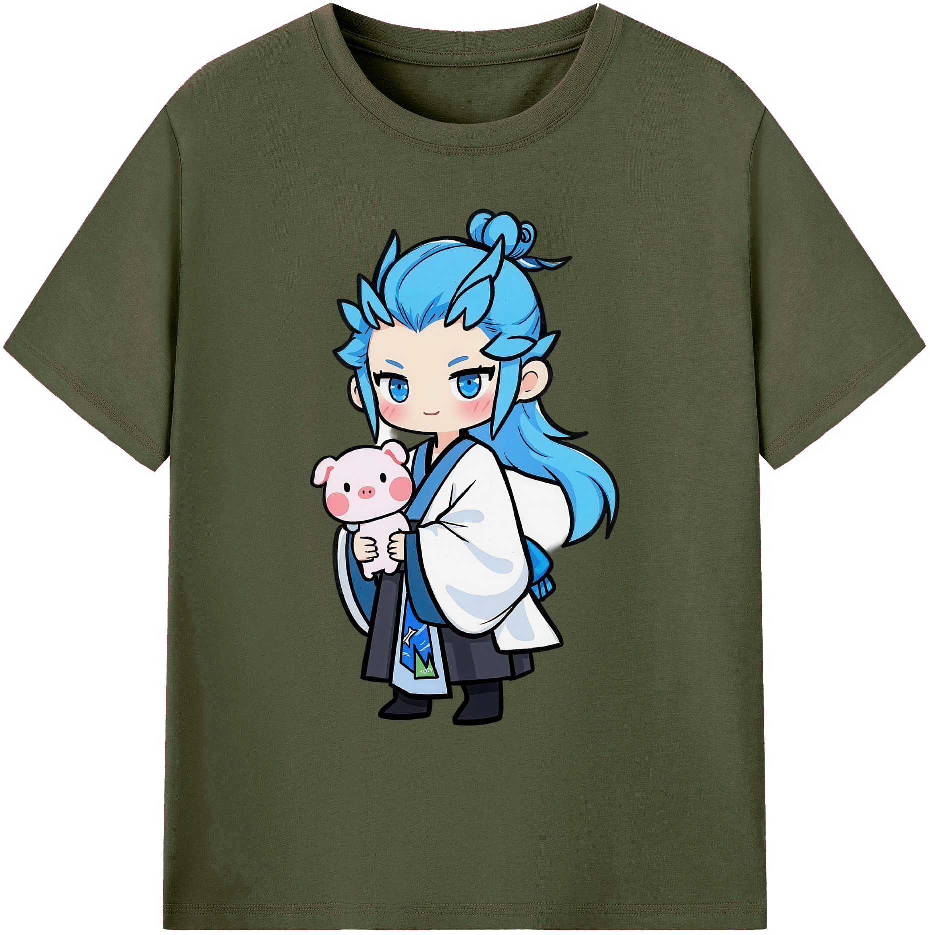 （画像用） Ne Zha 2 ナタ 魔童の大暴れ 綿100％ メンズ半袖Tシャツ｜肌触りやわらか＆通気性